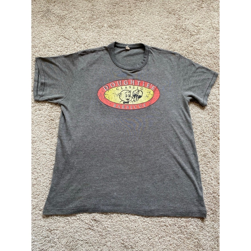Vintage T Shirt Single Stitch Doughtie's Barbecue Large sku2